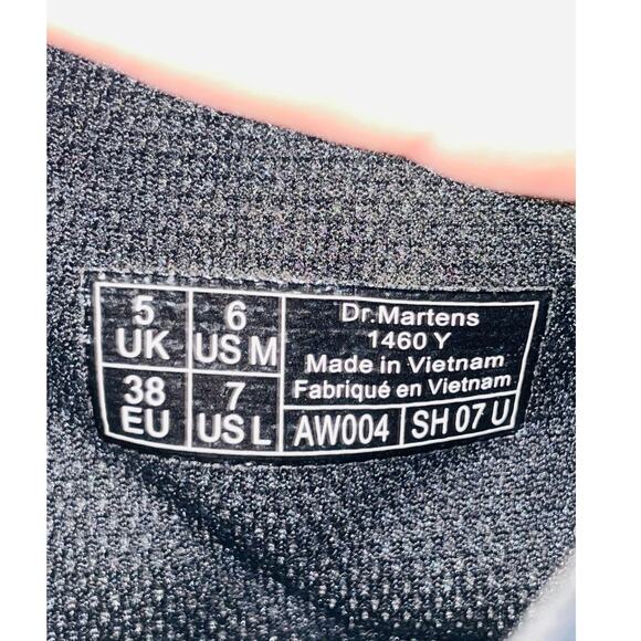 Doc Martens Youth 1460 Softy T Leather Lace Up Boots - Size 6M (EU 38) - Picture 11 of 11